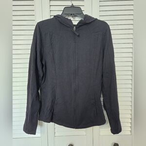 🟢 Tuff Athletics Women's Dark Gray Hooded Utility Jacket